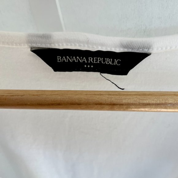 Banana Republic Maxi dress sundress with pockets, cotton white sz L large - Picture 5 of 8